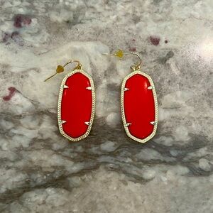 Kendra Scott Danielle Earrings in Bright Red